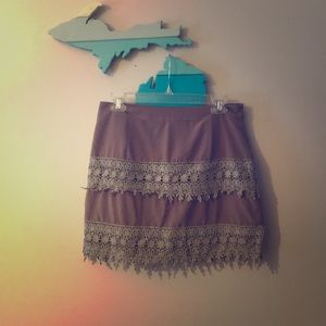 Ya Los Angeles high waisted mini skirt
